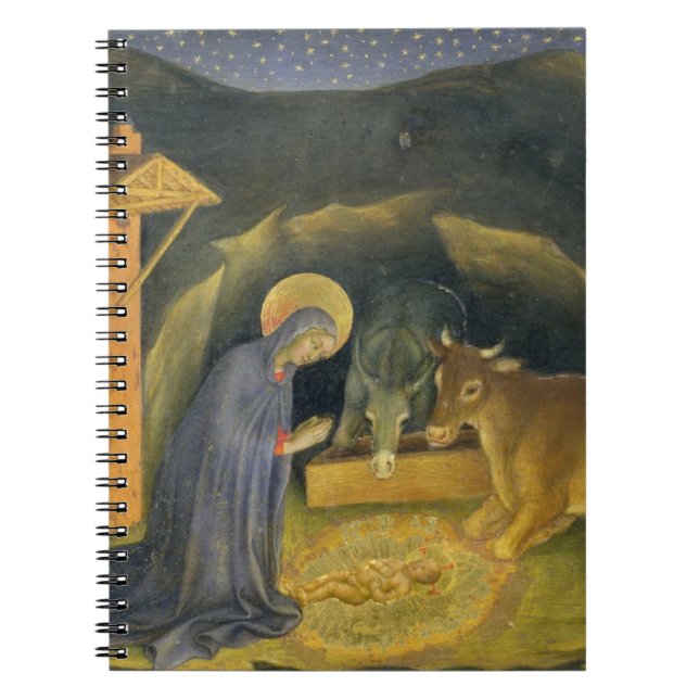 Beundran av Magi Altarpiece; vänster predella Anteckningsbok (Framsidan)