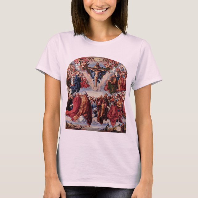 Beundran av Treenigheten av Albrecht Durer, 1511 T Shirt (Framsida)