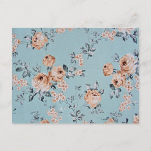 Beundrande blommor - vykort / RSVP / inbjudningar