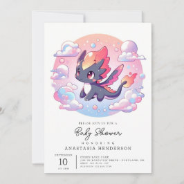Beundransvärd babystövel för Fairytale Dragon Baby Inbjudningar