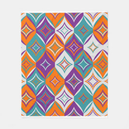 Beutiful geometric pattern design  fleecefilt
