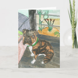 Bev the Pup Card Tack Kort