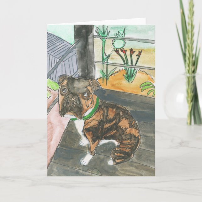 Bev Valp Card Tack Kort (Framsida)