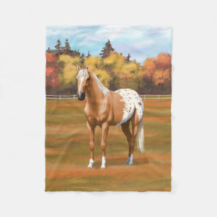 Bevacker Palomino Appaloosa Horse Fleecefilt