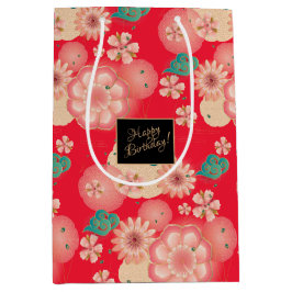 Bevacker Vår Peach Garden Decorative Birthday
