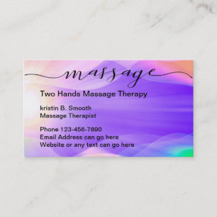 Bevacker Zen Massage Therapy Visitkort
