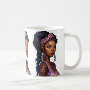 Bevackert adorned Woman Kaffemugg