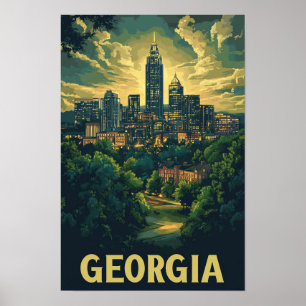 Bevackert Alaska USA Vintage Illustration Travel Poster