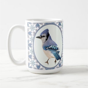 Bevackert Blue Jay Bird Kaffemugg