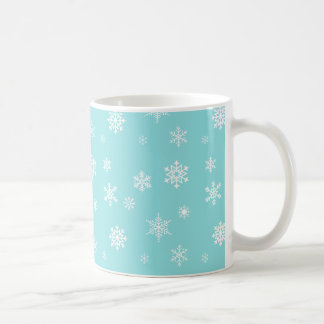 Bevackert Snowflake Mönster Kaffemugg