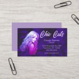 Bevackert Woman Hair Stil Salon Beauty Visitkort