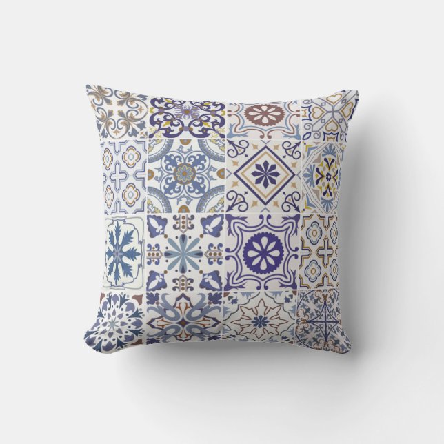 Bevackra Azulejo Dekorativ kudde (Framsida)