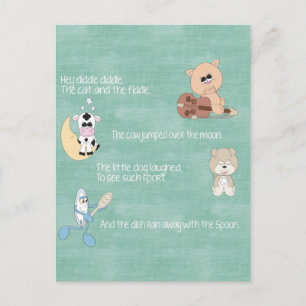 Bevackra Baby Nursery Rhymes Vykort