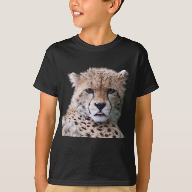 Bevackra Cheetah Gorgous Ansikte T Shirt (Framsida)