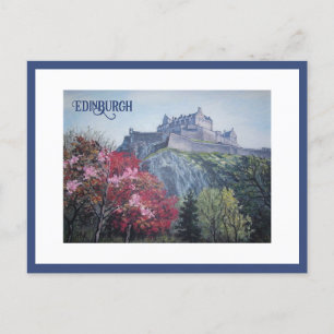 Bevackra Edinburgh Castle bonnie Scotland art Vykort