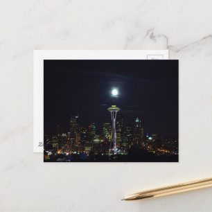 Bevackra Emerald City Seattle Space Nål Postca Vykort