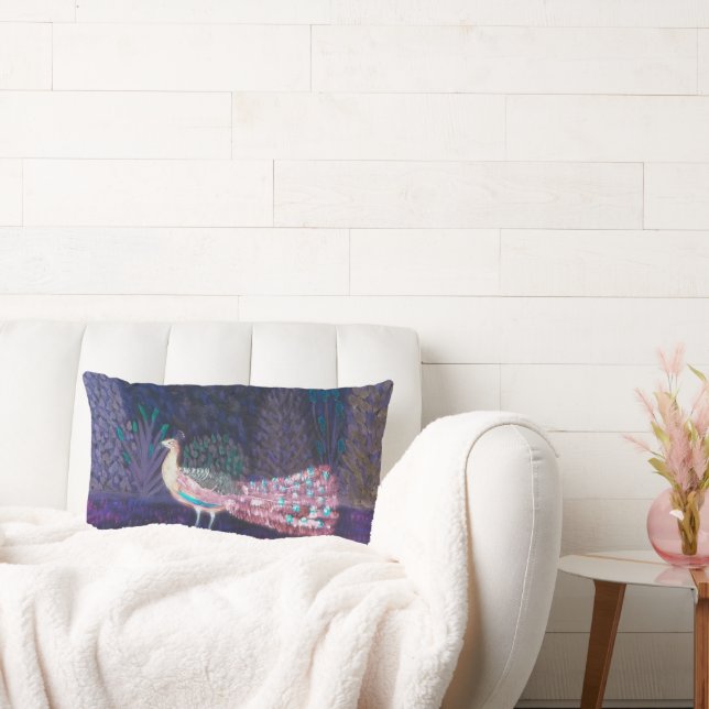 Bevackra Emerald Grönt Turcos Peacock Lumbarkudde (Soffa)