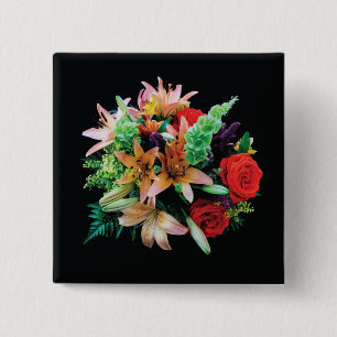 Bevackra Flowers Dekorativ kudde Knapp