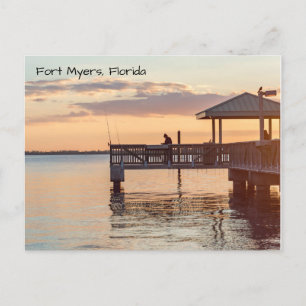 Bevackra Fort Myers Florida Sunset Vykort