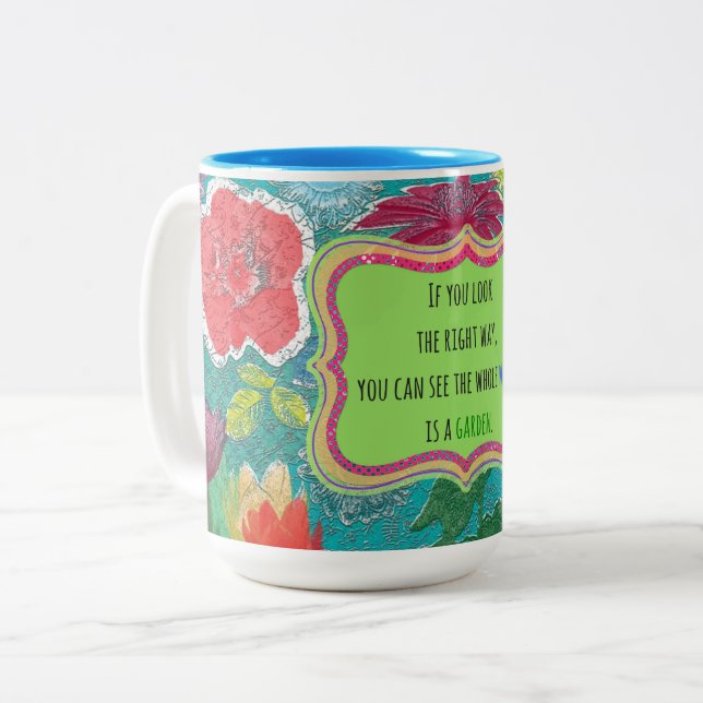 Bevackra Garden Mugg (Framsida vänster)