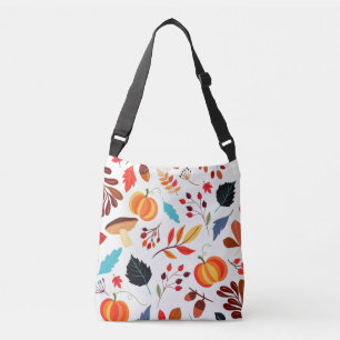 Bevackra Hösten Mönster Crossbody Bag Axelväska