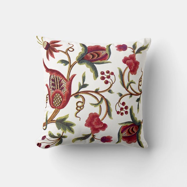 Bevackra Jacobean Embroidery Pillow Kudde (Framsida)