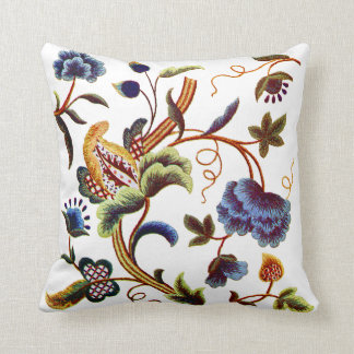 Bevackra Jacobean Embroidery Pillow Kudde
