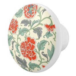 Bevackra japanese blommönster Vintage Red Knopp