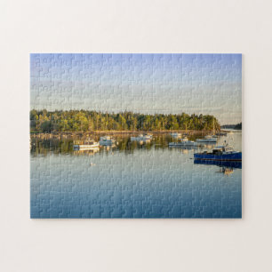 Bevackra Maine kusten sunset Pussel