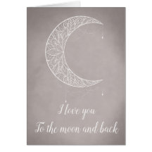 Bevackra Mandala Crescent Måne Design Mönster