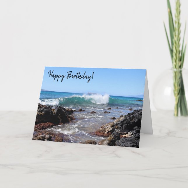 Bevackra Maui Birthday Kort (Framsida)
