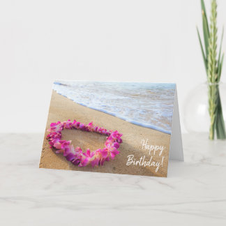 Bevackra Maui Lei Birthday Kort