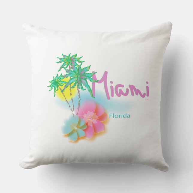 Bevackra Miami Florida Kudde (Framsida)