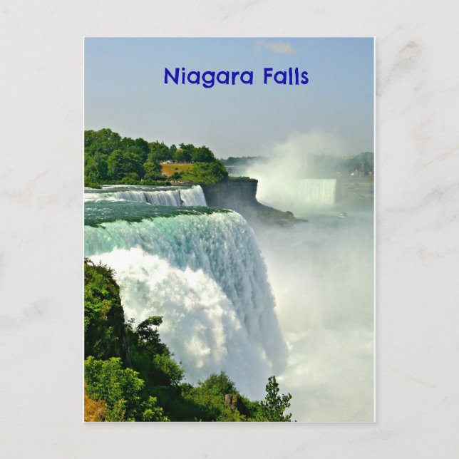 Bevackra Niagara Falls New York Vykort (Framsida)