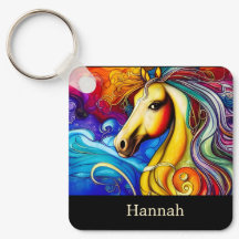 Bevackra Rainbow Horse Porträtt