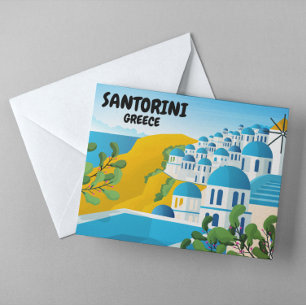 Bevackra Santorini Greece Travel Vykort