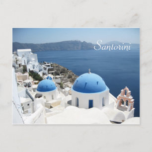 Bevackra Santorini Grekland Vykort