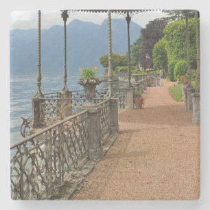 Bevackra Sjö Como Italien Garden Terrace Stenunderlägg
