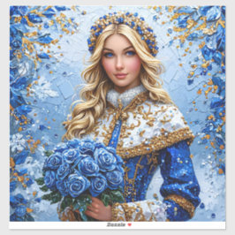 Bevackra Snö Maiden Klistermärken