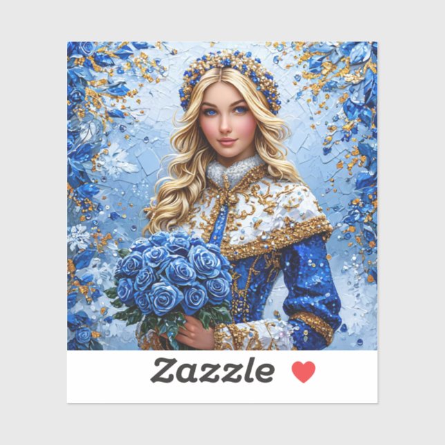 Bevackra Snö Maiden Klistermärken (Ark)