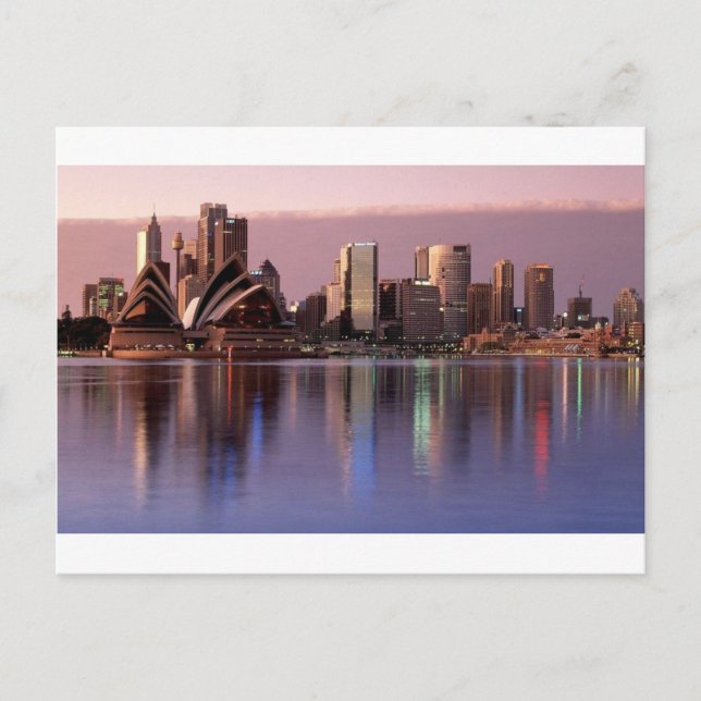 Bevackra Sydney Skyline Vykort (Framsida)
