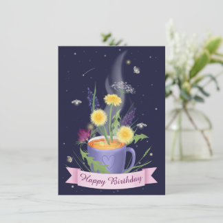 Bevackra Tea Kopp, sommarblommor