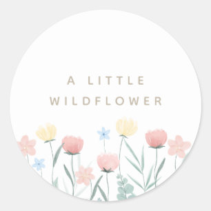 Bevackra WildblomBouquet Birthday Runt Klistermärke
