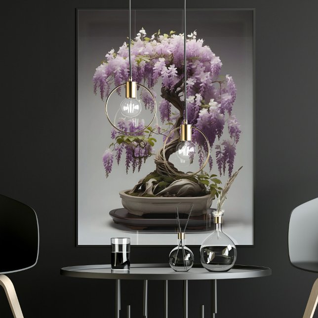 Bevackra Wisteria Bonsai Träd Poster (Skapare uppladdad)