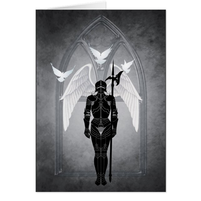 Bevaka himmel grind hälsningskort (Framsidan)