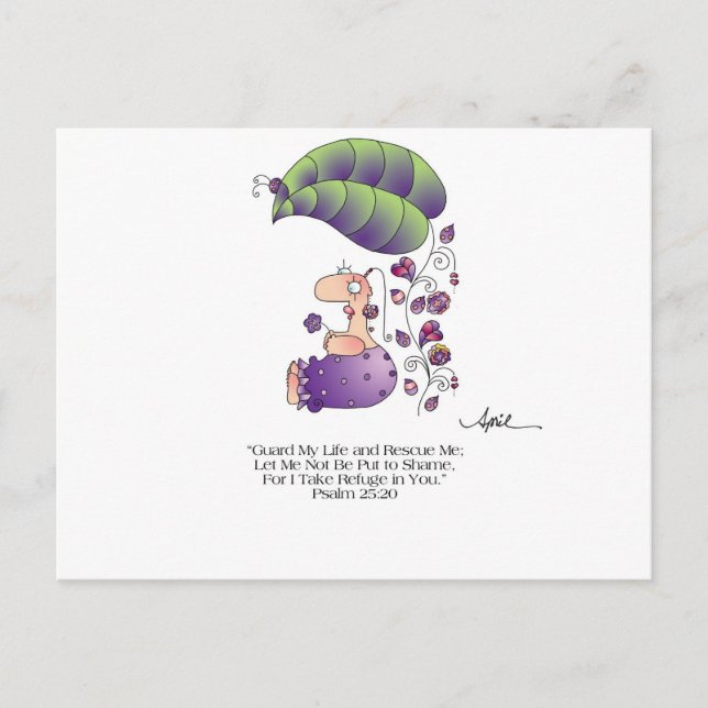 BEVAKA MITT LIV Vykort av April McCallum (Framsida)