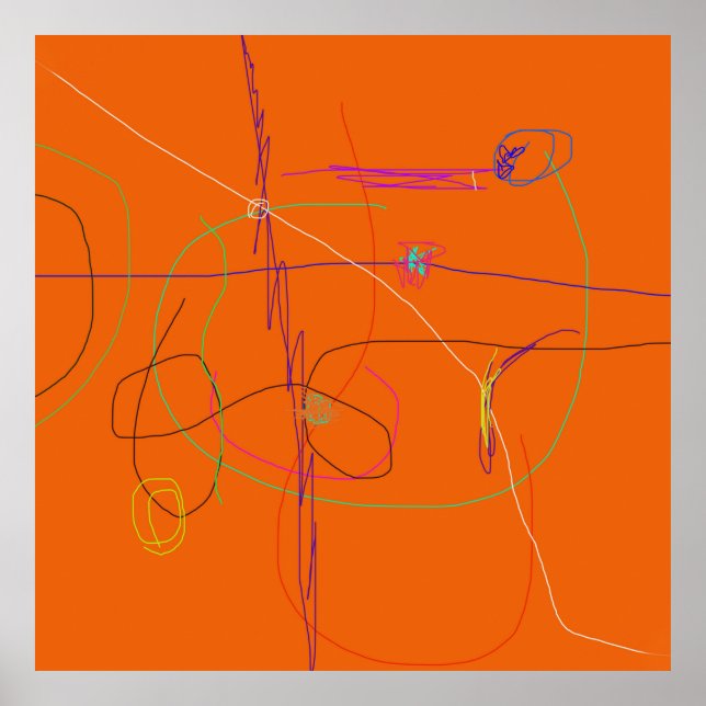 Bevakad Orange - bakgrund Poster (Framsidan)