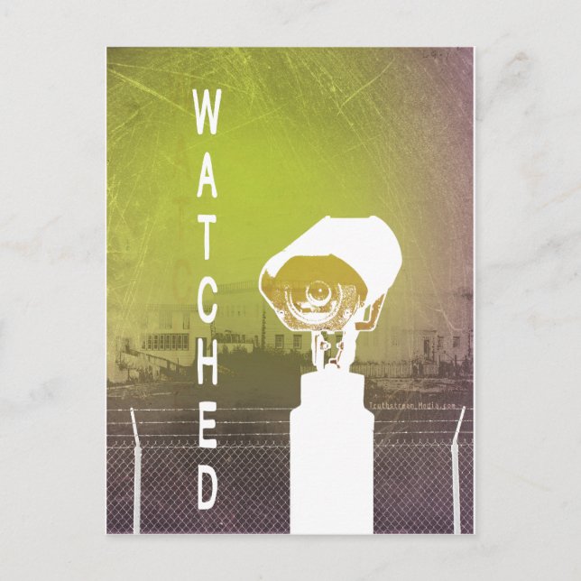 Bevakad Vykort (Framsida)