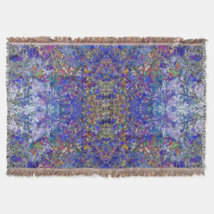 Bevakning av aktuell Löv Träd Art Meditation Throw Filt