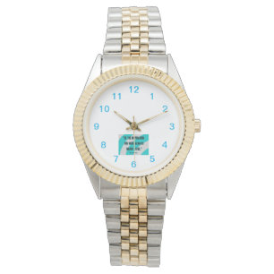 Bevakning av inspiration Unisex 2-tonston Bracelet Armbandsur